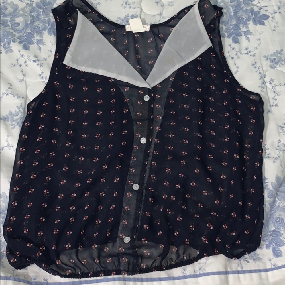Cute collar vintage blouse